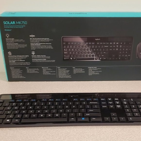 Computers, Laptops & Parts Logitech Mk75 Wireless Solar Keyboard